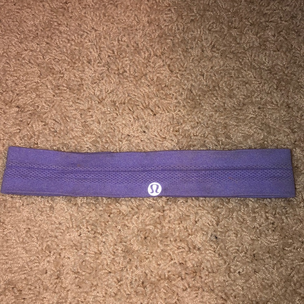 Purple lululemon headband